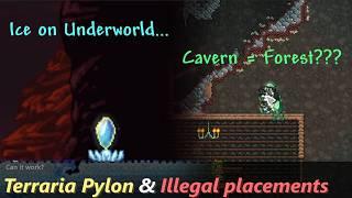 Terraria Pylon Placements can be illogical ─ I can place these pylons on here but not on there???