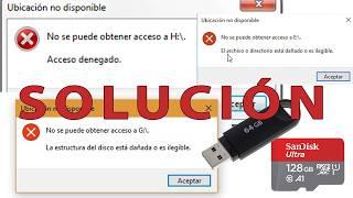SOLUCIÓN: Reparar USB o SD Dañado | RECUPERA  tus Archivos y Fotos