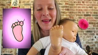 Baby Reflexology for Teething Pressure Points Foot Massage