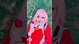 zero two cosplay TikTok