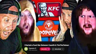 CaseOh & Tim React to Their Food War Reactions!