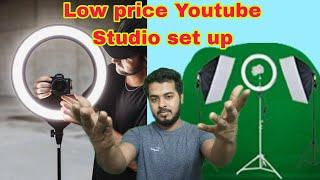 Low price Youtube Studio setup #studiosetup