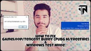 How To Fix Error (16, 2184, 112) in Gameloop Tencent Buddy PC Windows Test Mode Disable