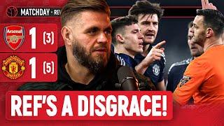 SHOCKING REFEREE! | Stephen Howson Reacts | Arsenal 1-1 Man United (3-5 pens)