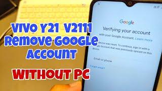 Without PC! VIVO Y21 (V2111), Remove Google Account, Bypass FRP.