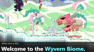 This is how the "Wyvern Biome" would look like in Terraria ─ just why.