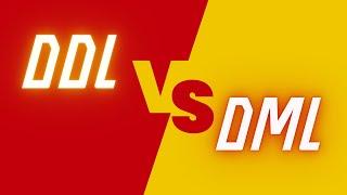 Difference Between DDL & DML | Data Definition Language, Data Manipulation Language