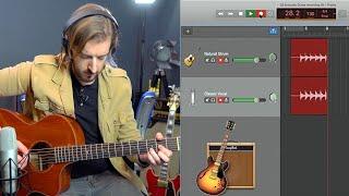 How to record acoustic guitar in Garageband in just over 10 minutes...