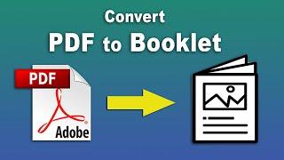 How to convert pdf to booklet format using Adobe Acrobat Pro DC