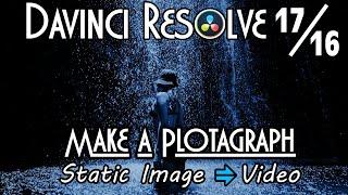 Davinci Resolve 17 & 16 Plotagraph Make a Still Image into a Video