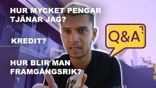 Hur mycket pengar tjänar jag? | SVARAR PÅ ERA FRÅGOR | Q&A