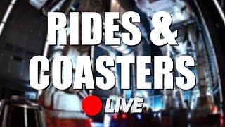  LIVE! Ride & Rollercoaster POVs | 24/7 Theme Parks