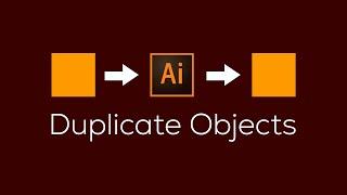 How to Duplicate Objects in Adobe Illustrator | Illustrator Tutorial