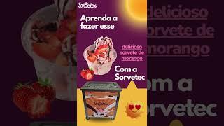 Aprendendo a fazer sorvete de Morango na chapa  Com a Sorvetec