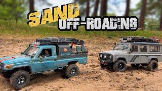 RC Scale 4x4 OffRoad Rc Crawler Rescue Adventure Land Rover Defender & Toyota LC70 Killerbody