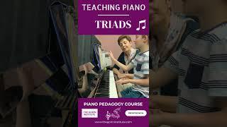  Playing Triads on Piano. Piano Lessons. Piano Teaching. Irina Gorin