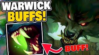 EVEN MORE BUFFS?? WARWICK Jungle is SO OP NOW!!