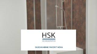 Duschkabine von HSK | Serie Favorit Nova