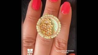 Elegant Fusion: Indian Kundan Rings with Unmatched Quality and Style that Will Make You Look Elegant