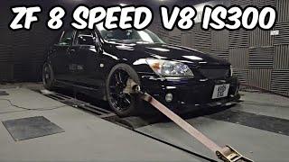 Toyota IS200 3UZ V8 ZF 8 speed conversion!