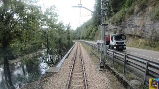 Cab Ride - RENFE (Antigua FEVE), trayecto entre Arriondas y Oviedo, en cabina. (4K)