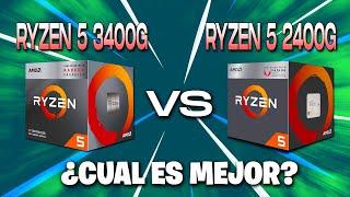 RYZEN 5 3400G VS RYZEN 5 2400G || CUAL ES MEJOR?