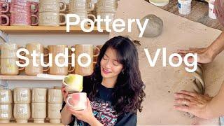 A Good Ol' Pottery Studio Vlog // Relaxing Small Business #vlog