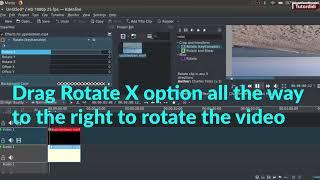 HOW TO ROTATE VIDEO IN KDENLIVE - Kdenlive Tutorial #6