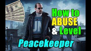 [ESCAPE FROM TARKOV] How to ABUSE Peacekeeper & LEVEL the FASTEST