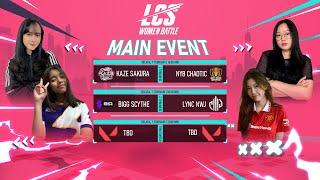 VALORANT LCS WOMEN BATTLE: BIGG SCYTHE vs NYB CHAOTIC | Tournament Valorant Indonesia