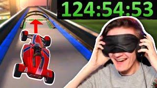 I was the FIRST to beat Trackmania Blindfolded