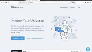 Installing Laravel Nova