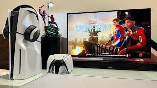 Sony PS5 Slim and LG UltraGear Oled Gaming Monitor Unboxing+Setup @smg1221