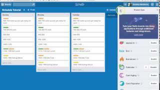 Trello Schedule Tutorial