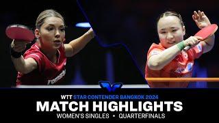 Szocs Bernadette vs Ito Mima | WS QF | WTT Star Contender Bangkok 2024