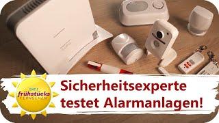 Smarte Alarmanlagen: das Preis-Leistungs-Verhältnis im Test! | SAT.1 Frühstücksfernsehen