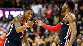 Bradley Beal 39 Points Near Triple Double vs Bulls! 2017-18 Season