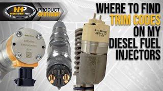 Where to find Trim Codes on my diesel fuel injectors, Caterpillar, Cummins, Detroit Diesel