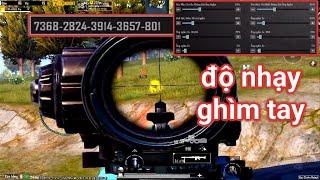 PUBG Mobile - Share Mã Code Setting + Độ Nhạy Ghìm Tay Mới Nhất Cùng Game MG3 Scope 6