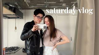 daily vlog | couple morning routine 🪴 sakura  picnic  korean barbecue in Tokyo 