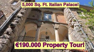 Dream Palace Near Rome for Just €190K! 5,000 Sq Ft of Pure Luxury!