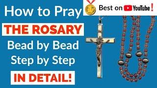 How to Pray THE ROSARY Step by Step. Bead by Bead. IN DETAIL! The best guide on YouTube.