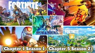 *ALL* Fortnite Cinematic Season Trailers (Chapter 1-5) 