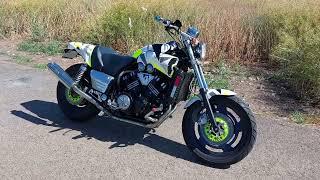 Yamaha 1200 VMAX sound with HINDLE exhaust / Vboost / Tboost