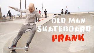 Scare Man skateboarding PRANK-Julien Magic