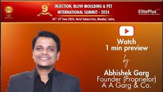 Watch 1 minute trailer - Abhishek Garg, Founder , A A Garg & Co.