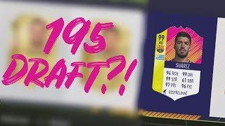 195 RATING DRAFT CHALLENGE  CR7 A GÓL RABONOU?! | FIFA 18 CZ