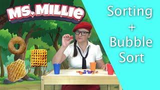 Learn to Sort with Ms. Millie! Sorting by Color and Size | Educational Videos for Toddlers