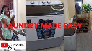 Mika twin tub washing machine review | how to use a semi automatic washing machine