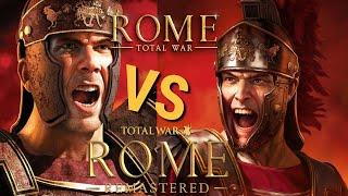 Total War: Rome Remastered: The Good, The Bad, And The Ugly - Direct Comparisons